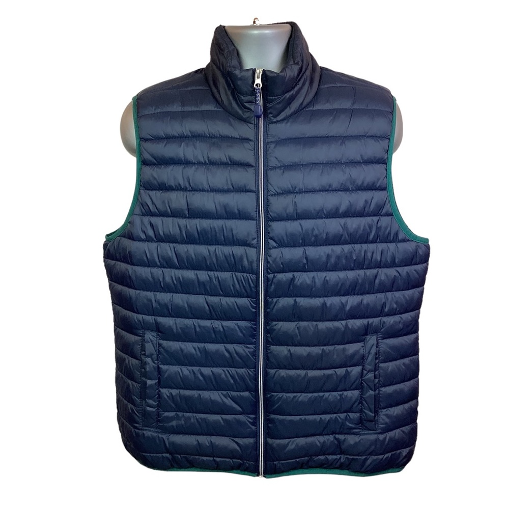 Izod Advantage Performance Quilted Puffer Vest Na… - image 1